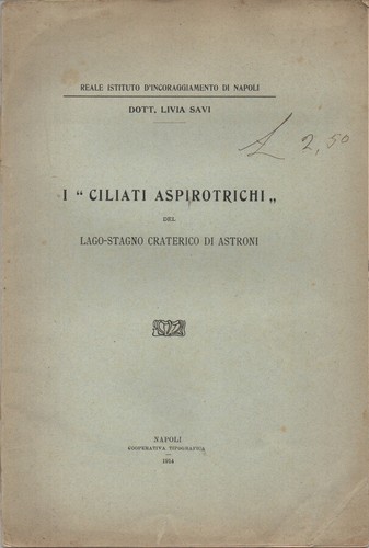 Ciliati aspirotrichi del - "ciliati,